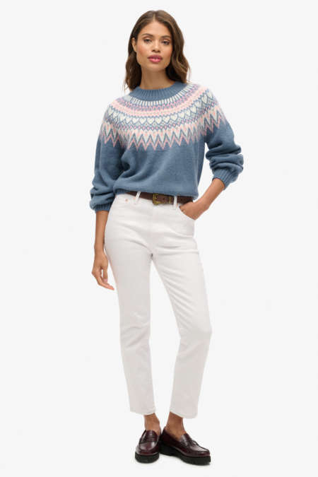 Πουλόβερ 'D2 Ovin Slouchy Pattern' SUPERDRY