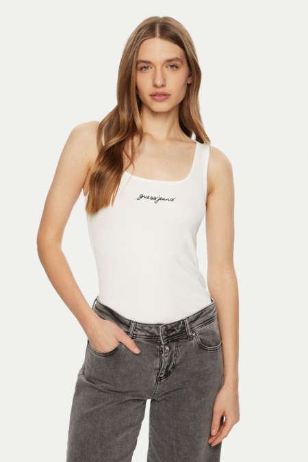 Αμάνικο Τοπ 'Rib Logo' GUESS