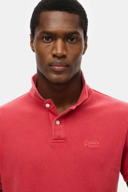 Polo T-shirt 'Vintage Destroy' SUPERDRY