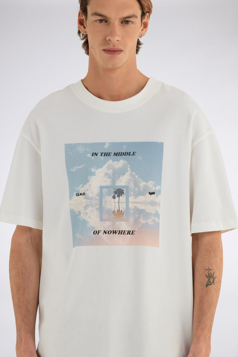 T-shirt 'Luc Optimism' GAS JEANS