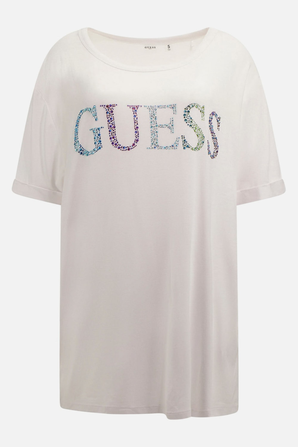 Guess t shirt oversized hot sale