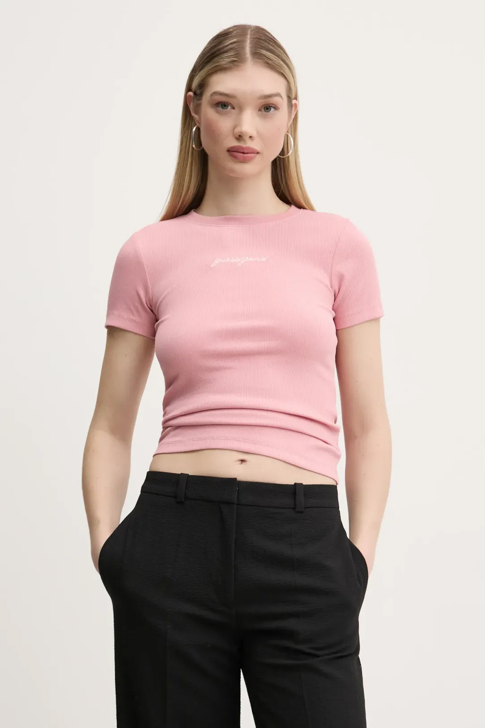 T-Shirt 'Embroidered' GUESS JEANS