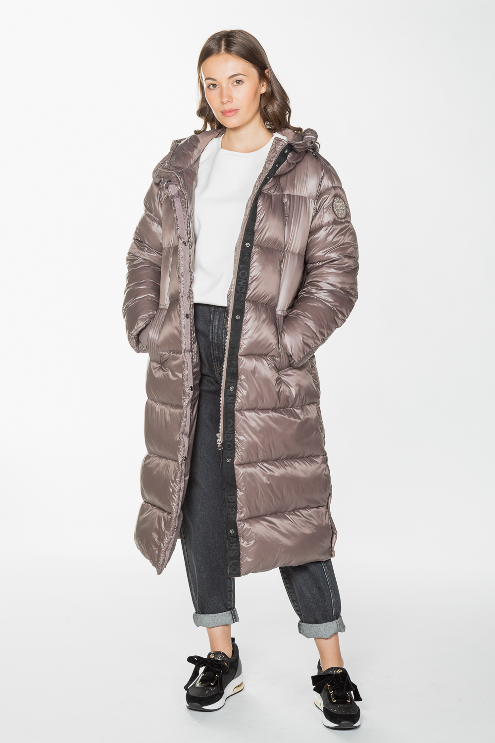 Long jacket PEPE JEANS 'Lizzy' - ΜΠΕΖ | Bloobox.gr