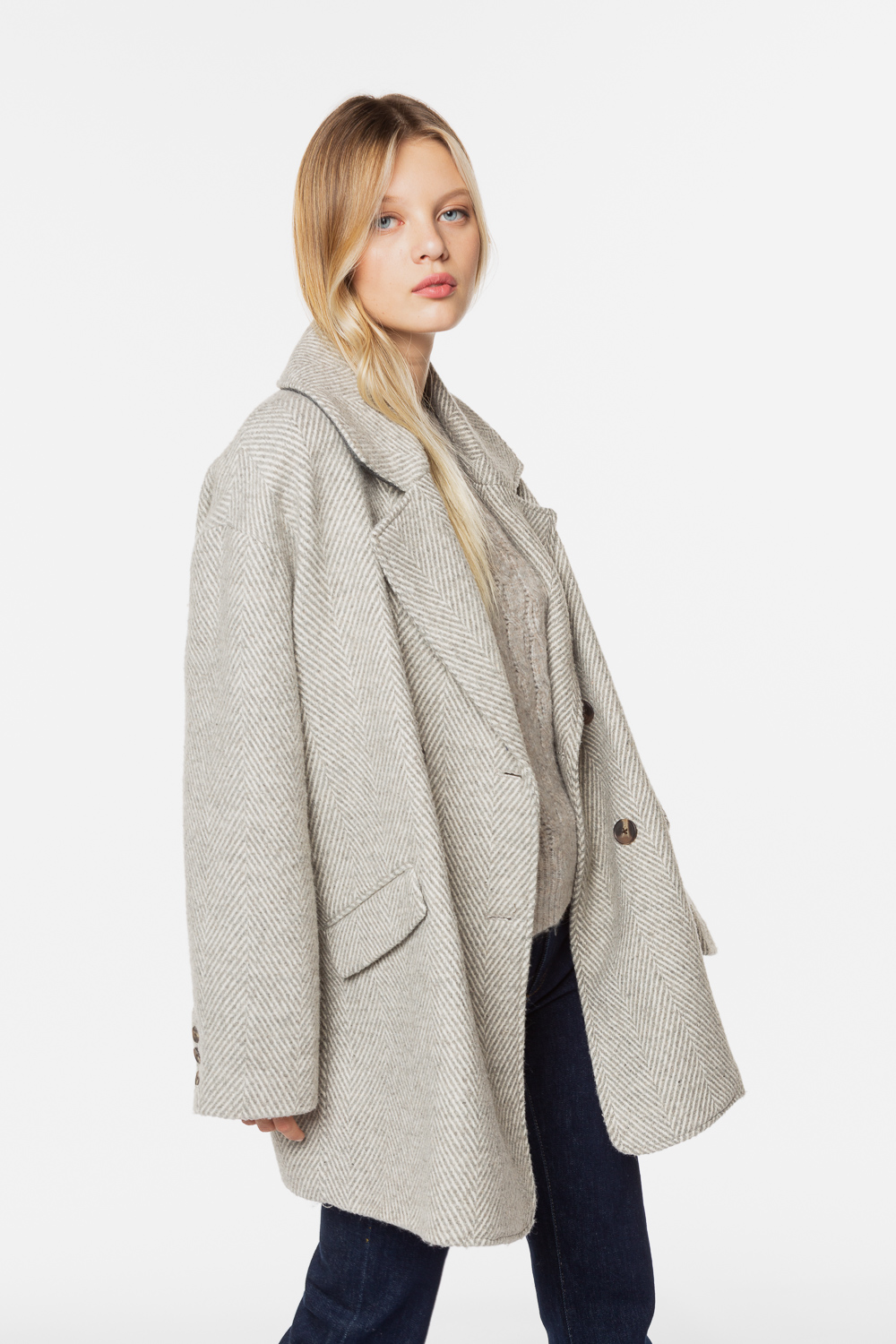 Μάλλινο Παλτό 'Fiona' PEPE JEANS - ΠΟΛΥΧΡΩΜΟ | Bloobox.gr
