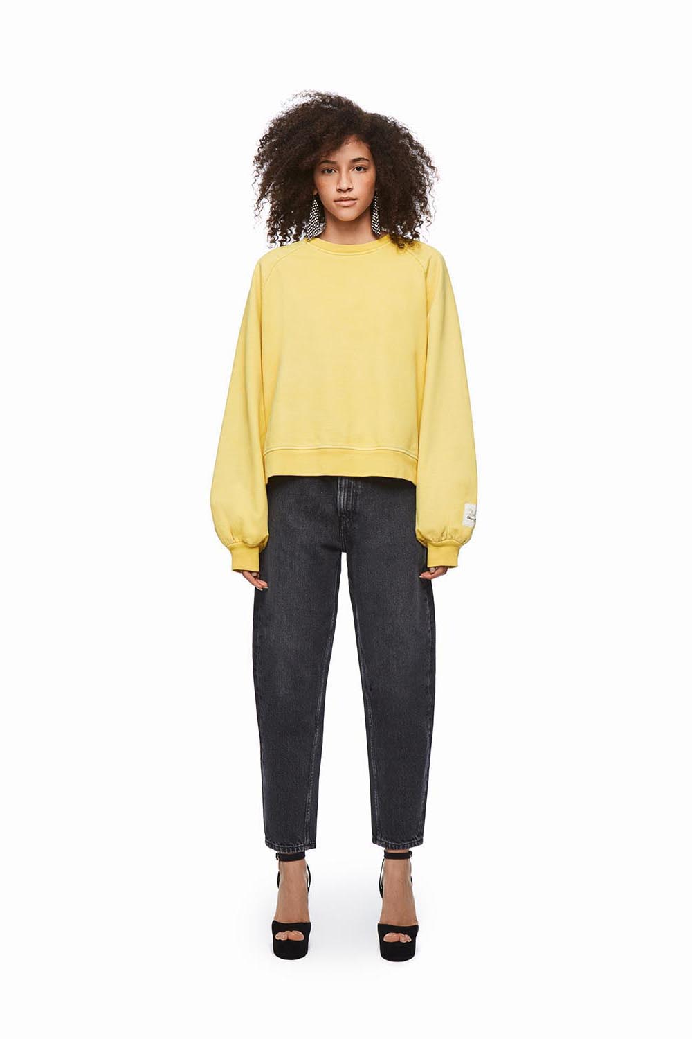 Φούτερ DUA LIPA 'lidia' PEPE JEANS - ΚΙΤΡΙΝΟ | Bloobox.gr