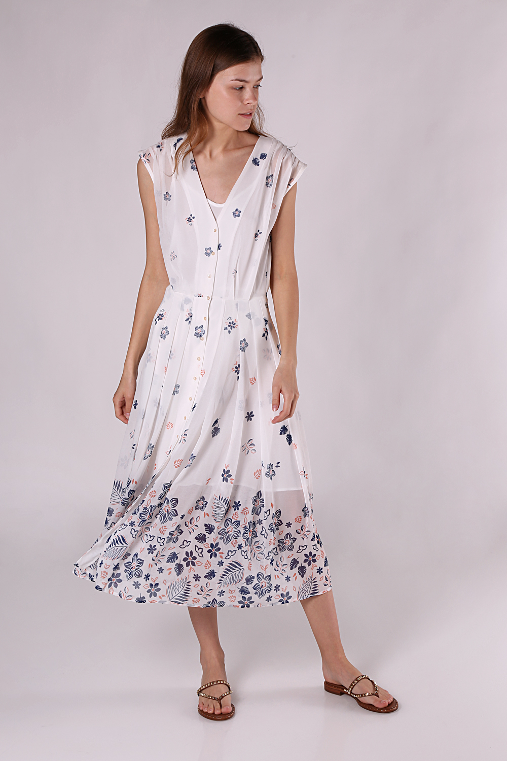 Maxi Floral Dress candela PEPE JEANS Bloobox.gr
