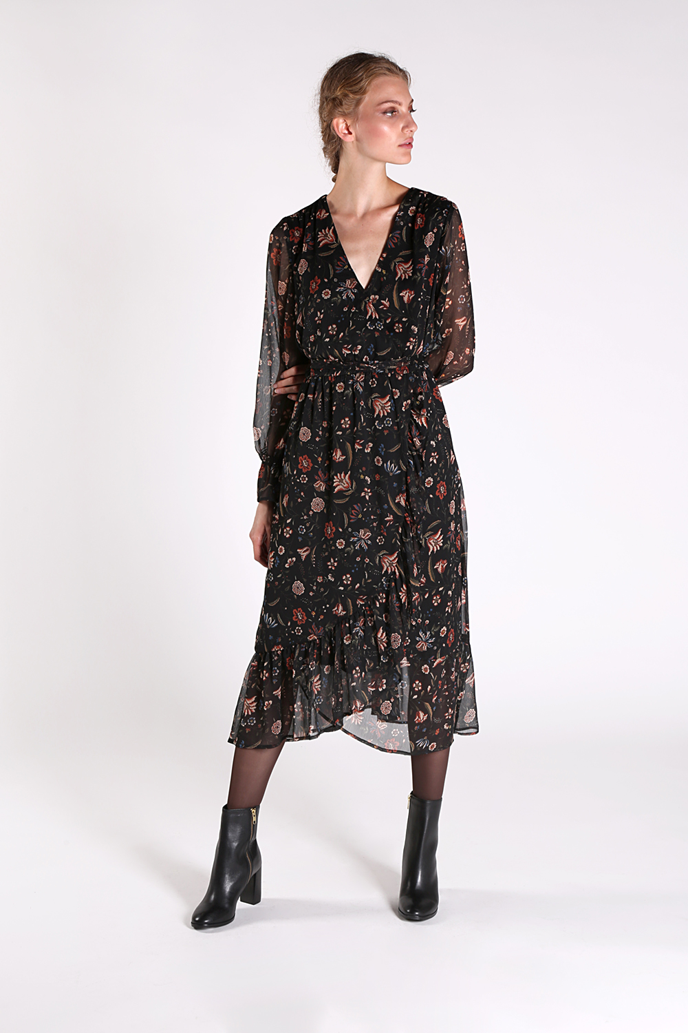 Crossed Floral Dress anette PEPE JEANS Bloobox.gr