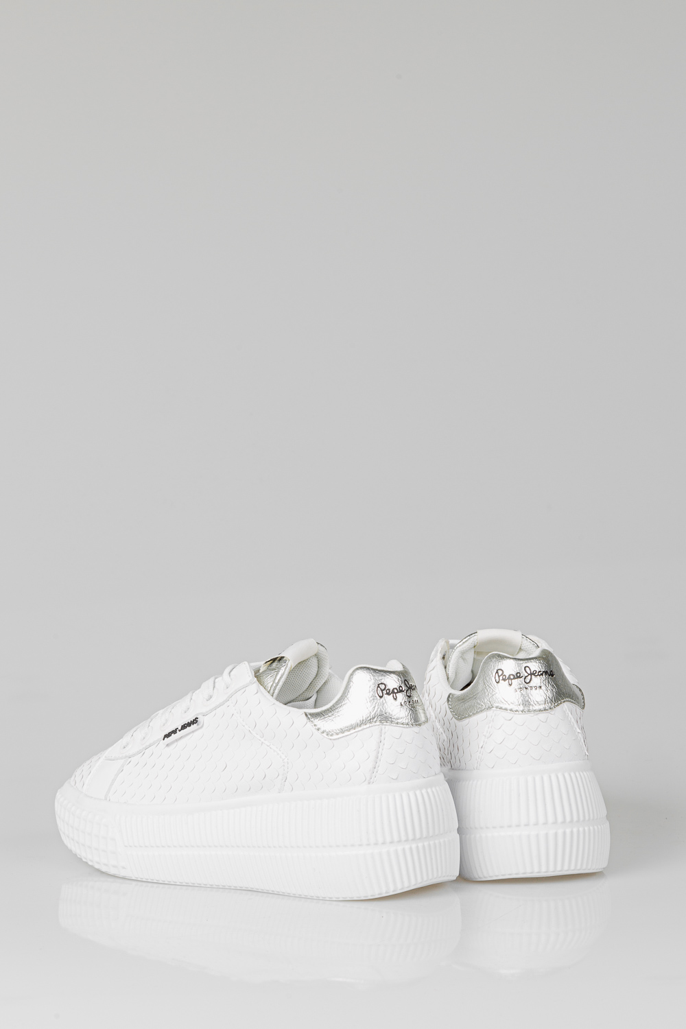 Sneakers 'Neal Snake' PEPE JEANS - ΛΕΥΚΟ | Bloobox.gr