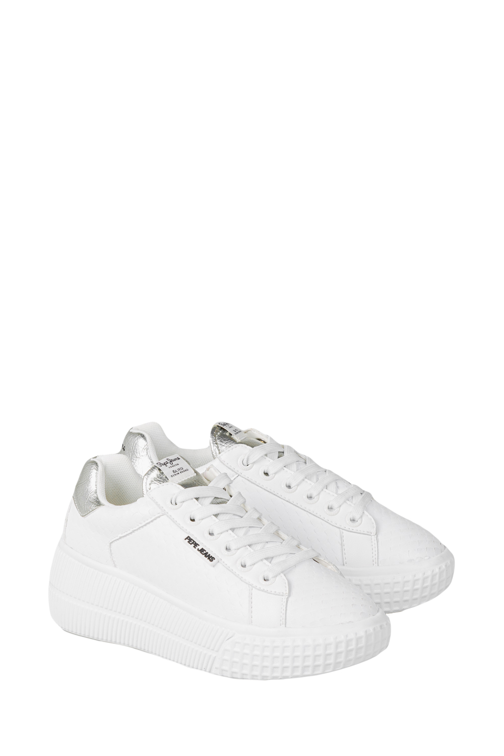 Sneakers 'Neal Snake' PEPE JEANS - ΛΕΥΚΟ | Bloobox.gr