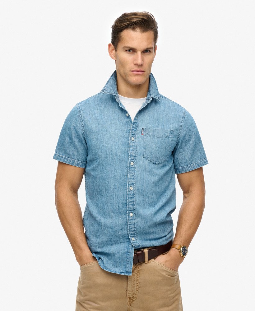 Denim Πουκάμισο 'Essential' SUPERDRY