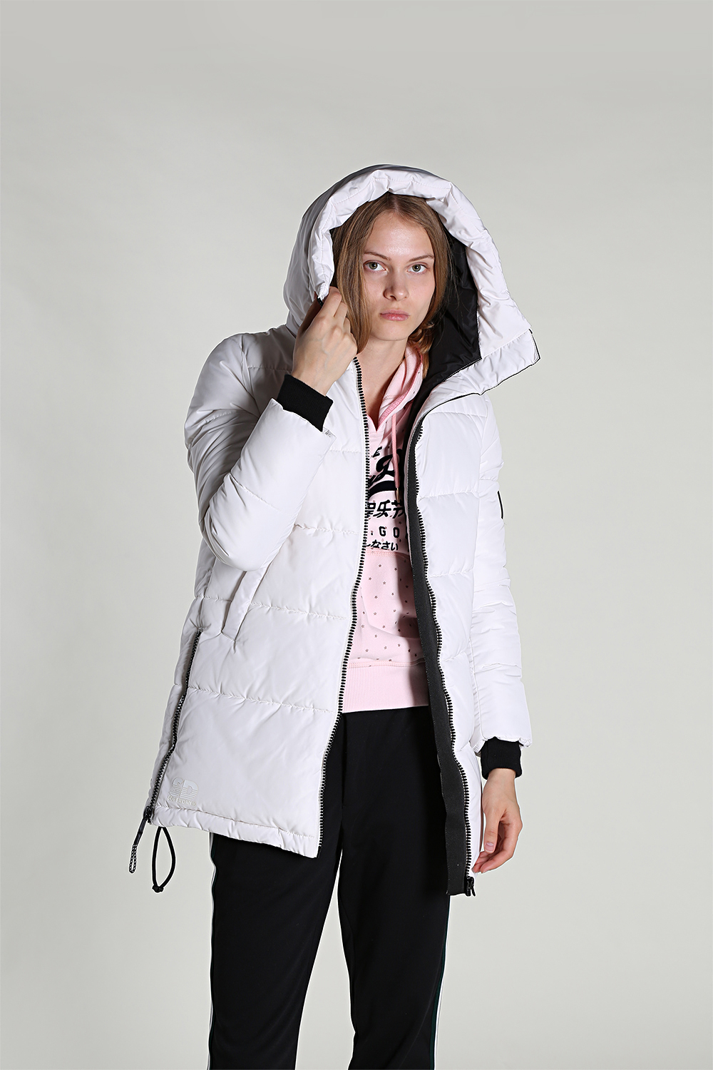Makry Mpoyfan Superdry Me Koykoyla Leyko Bloobox Gr