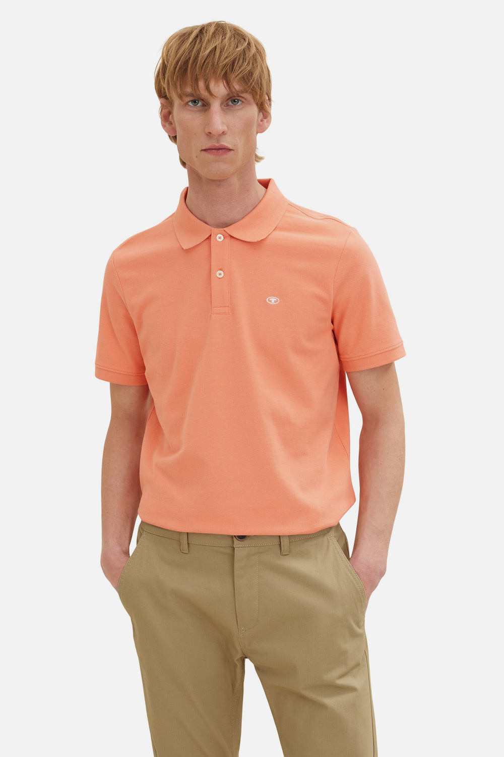 Polo T-Shirt TOM TAILOR - ΠΟΡΤΟΚΑΛΙ | T-Shirts